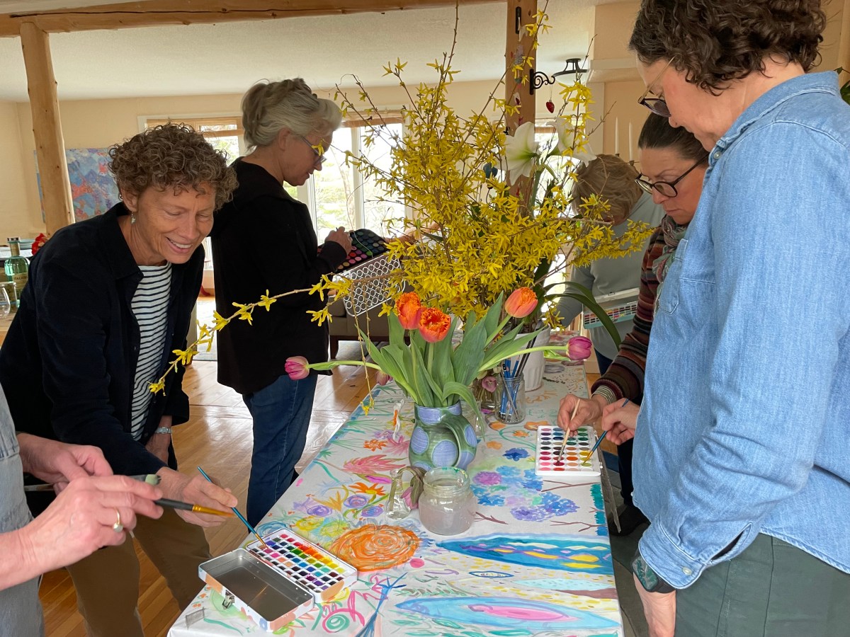 Cultivating Creative Wellness-Playing with Plants & Paint to release&nbsp;Stress